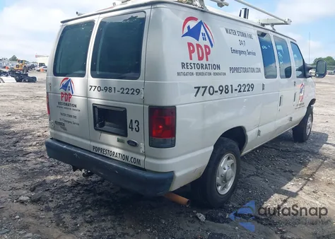 2012 Ford Econoline Commercial z USA, uszkodzony, nr VIN 1FTNE1EW3CDA47658